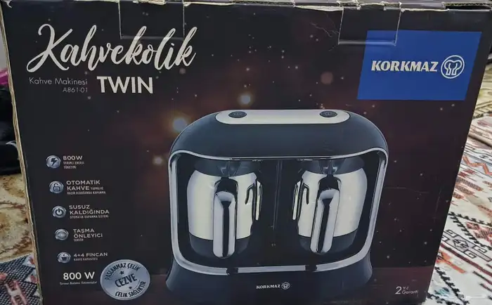 ماكينه قهوة جديدة لم تستخدم نهائي 0