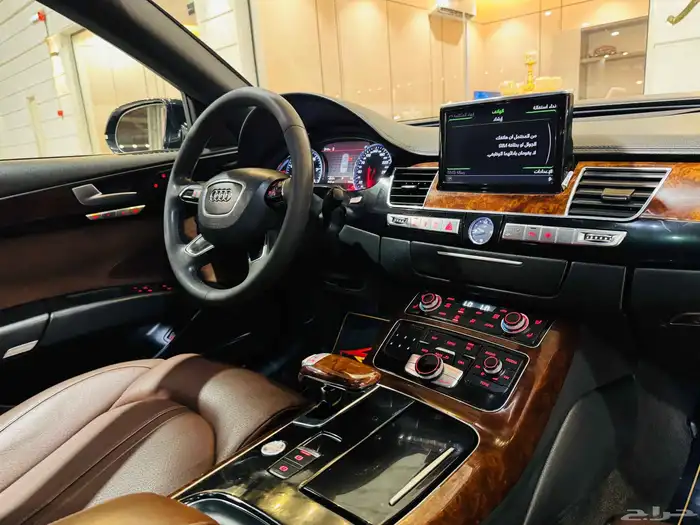 اودي A8 L 2013 فل كامل سعودي نظيف جدا 9