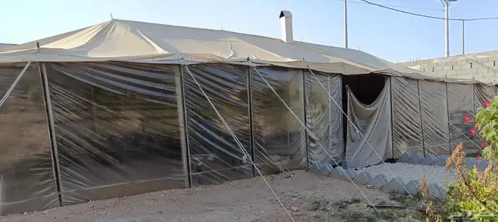 الخرج بيت شعر جملون واجهه شفائف شبه جديد 0