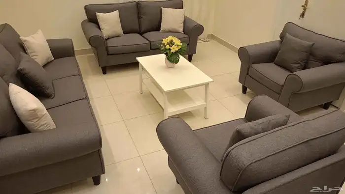 طقم كنب من ايكيا 7اشخاص فخم مودرن 2