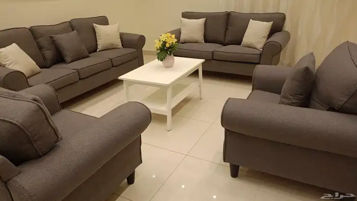 طقم كنب من ايكيا 7اشخاص فخم مودرن 3