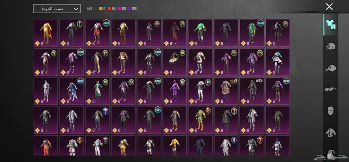 حساب ببجي للبيع 5