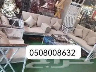 كراسي حديد خارجية جلسات مراكيز احواش استراحات 6