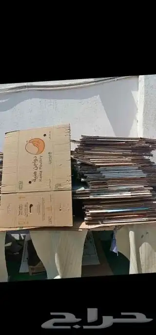 كراتين بيض فاضيه ونضيفه 1