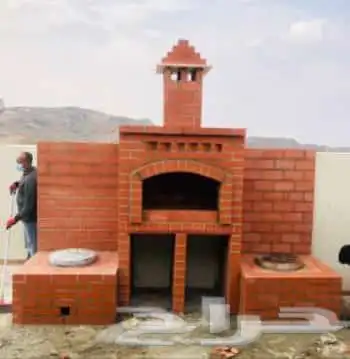 بيوت شعر مشب نار مشب رخام قرميد جمالون تلبيس قماش 9