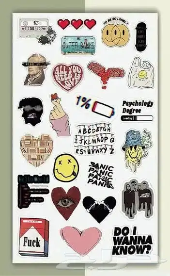 مطبغة طباعة وتصميم ستكر حسب الطلب 4