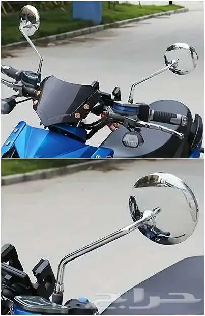 مرايات معدنية عالية الجودة للدبابات فضي 3