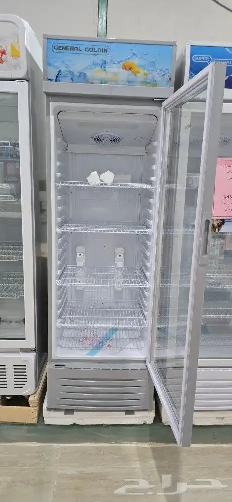 ثلاجات عرض زجاج مقاس كثيره ثلاجة العرض باب شفاف جديده ثلاجه 3