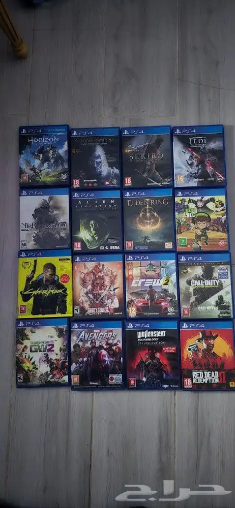 أشرطة ألعاب بلاستيشن 4 للبيع 0