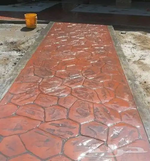 خرسانة مطبوعه صبه مروحيه مختلفة أشكال الوان ملونة 2