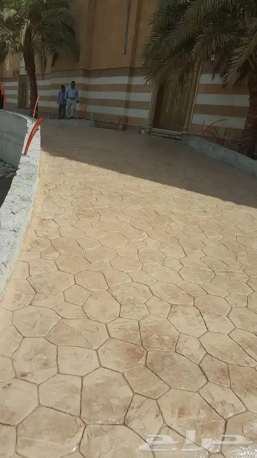 صبة مطبوعة خرسانة مروحه 9