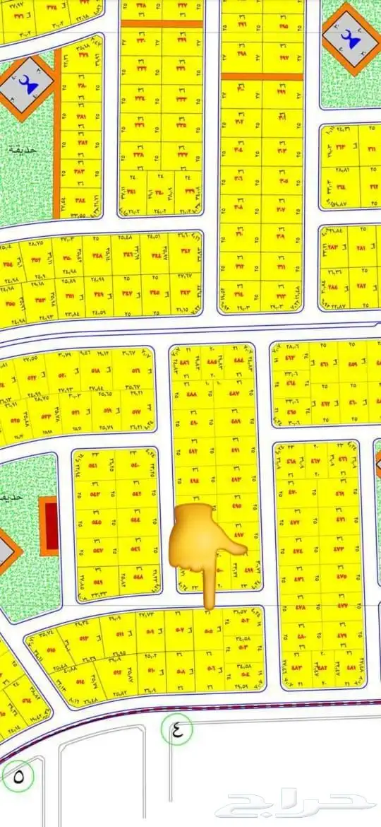 للبيع قطعه ارض في مخطط طيبه الفرعيه حي الندى الجزء 599 601 6