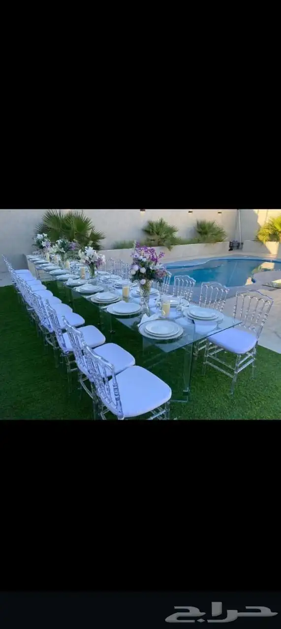 للتاجير الحفلات والمناسبات تاجير جلسات شعبيه وكراسي وطاولات 7