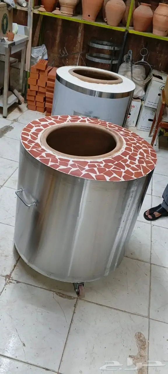 تنور التمس صاج أستيل والتنور اليمني الملوح معدات مطاعم 3