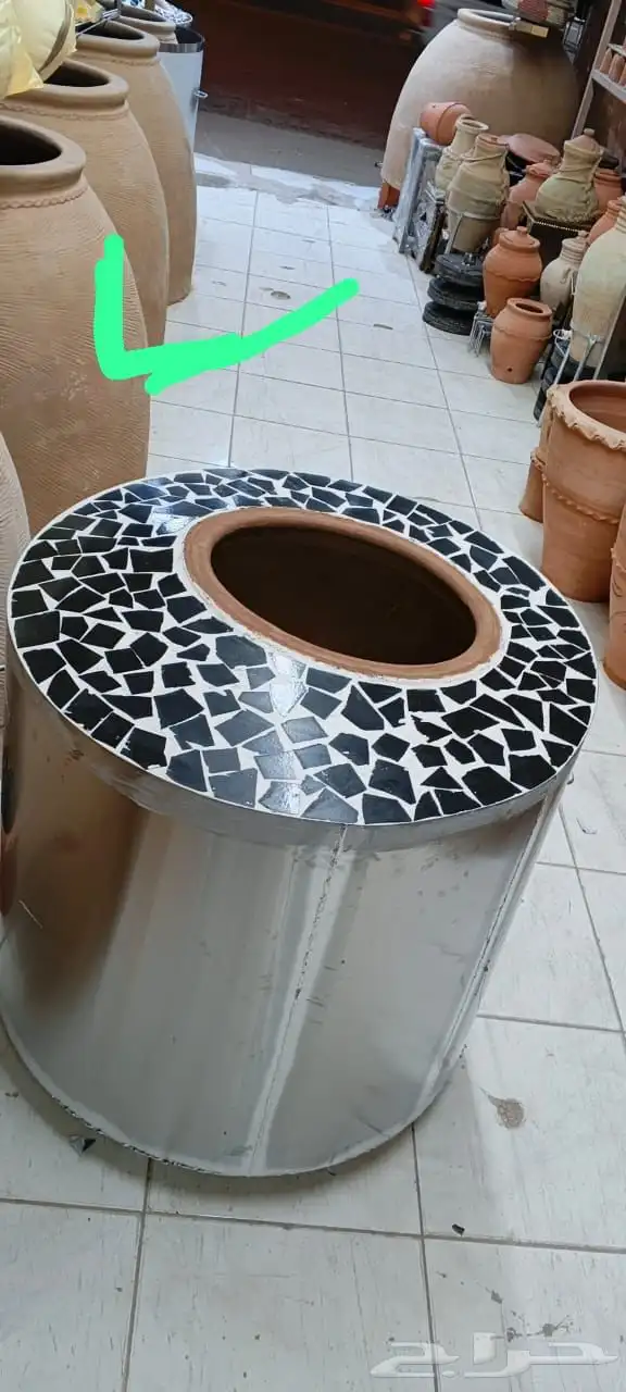 تنور التمس صاج أستيل والتنور اليمني الملوح معدات مطاعم 1