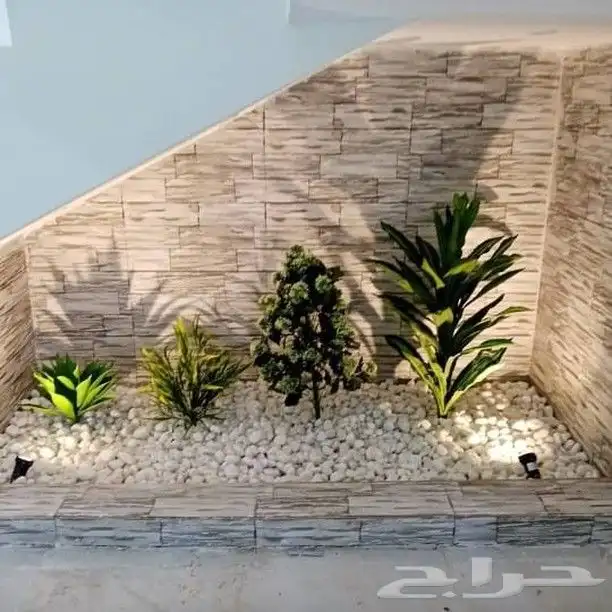 تنسيق حدائق تحت الدرج 2