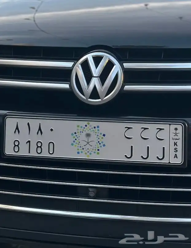 لوحة مميزة حرف مكرر ورقمين منتاليين 0