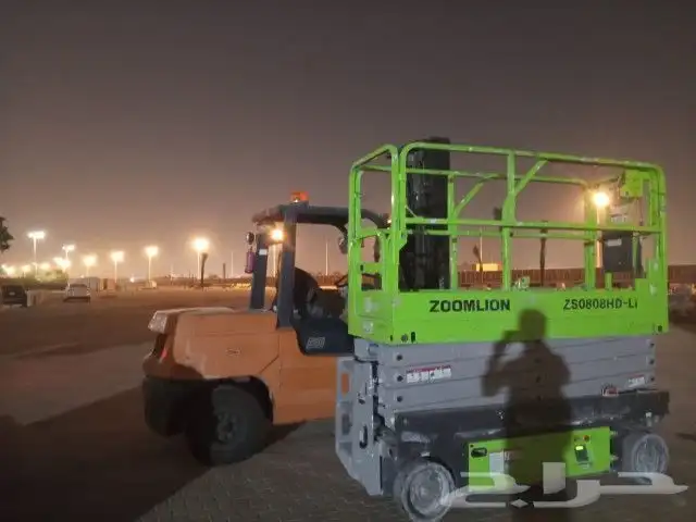 روافع شوكيه للايجار وكرينات ونش بجميع الاحجام 0