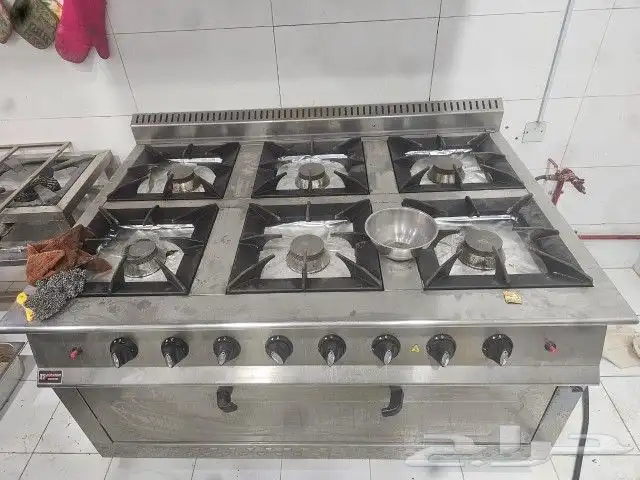 فرن كبير 6 عيون وتحت تحمير 0