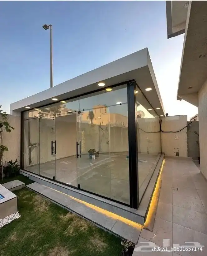 هناجر مستودعات سندويش بنل مجالس زجاجيه جلسات شتويه الاحساء 8