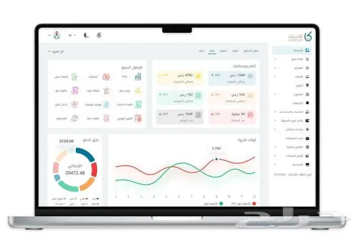 البرنامج الذكي مع أجهزة الكاشير المتكاملة من كاشيرك 1