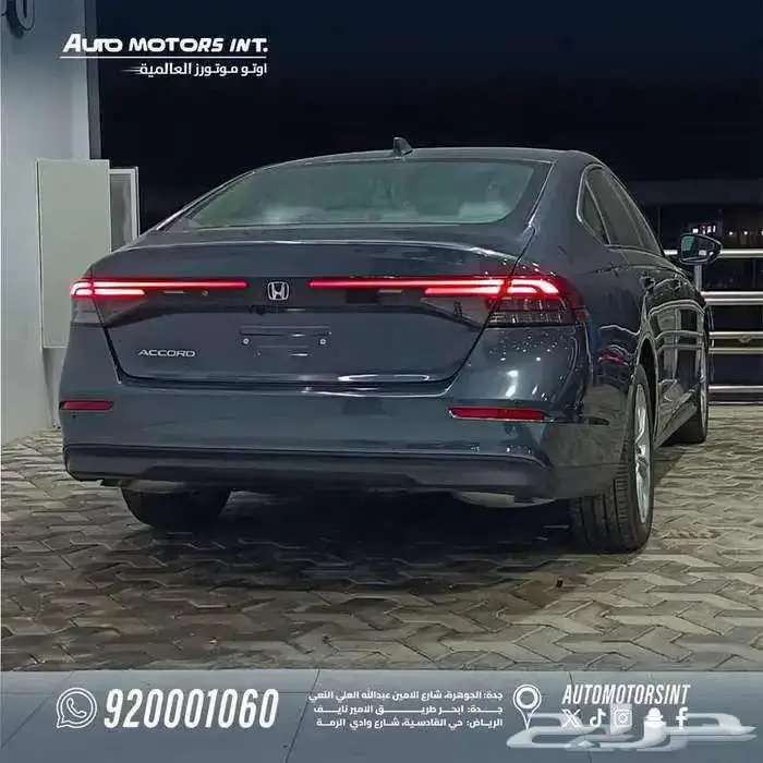 هوندا اكورد LX ستاندر 2025 كاش واقساط لعملاء بنك الراجحي 2