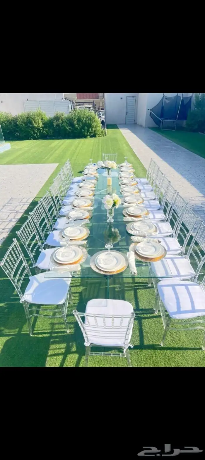 للتاجير الحفلات والمناسبات تاجير جلسات شعبيه وكراسي وطاولات 1