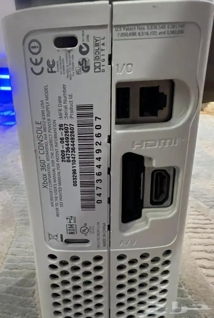 السلام عليكم إكس بوكس 360 نظيف للبيع 1