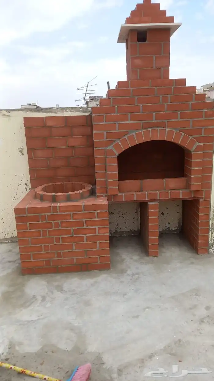 بيوت شعر مشب نار مشب رخام قرميد جمالون تلبيس قماش 8