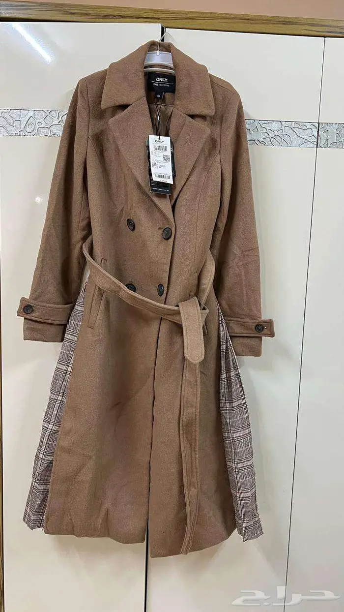 جاكيت مانطو نسائي فاخر جديد ماركة only مقاس M 0