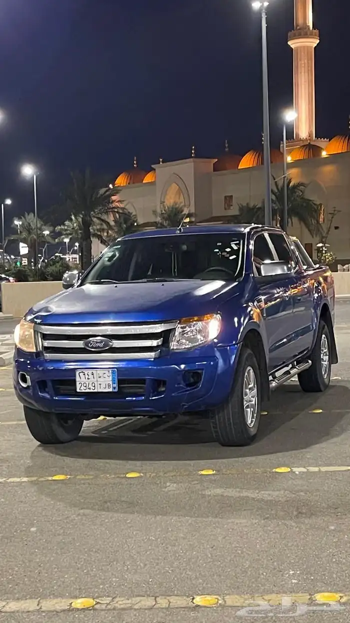 رينجر فورد ديزل دبل 2015 ازرق مجهزه تجهيز بر 0