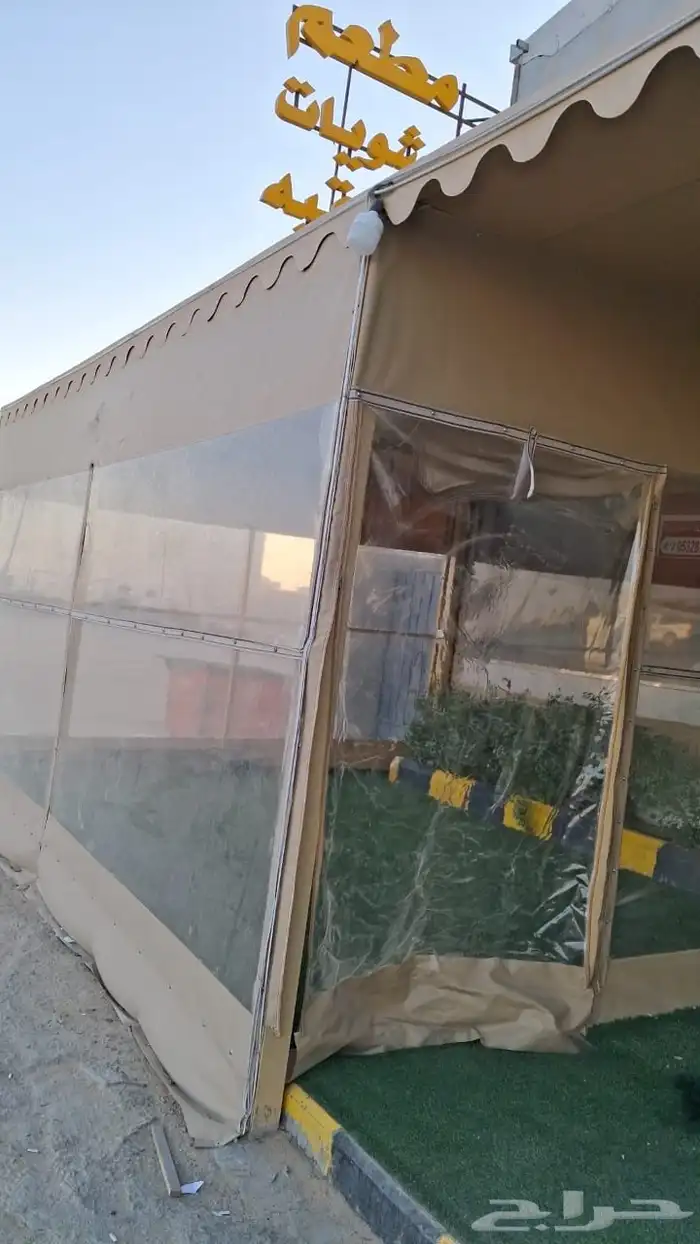 خيم خارجية استعمال شهر الطول 12 متر العرض 6 امتار للبيع 2