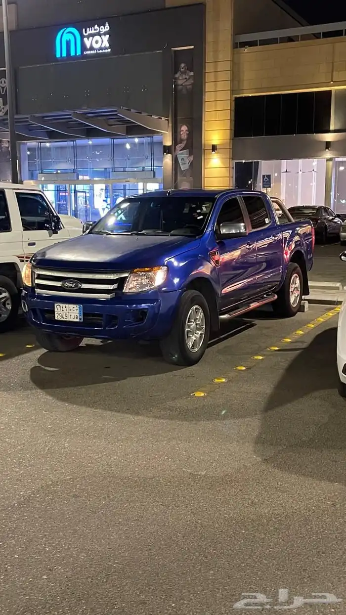 رينجر فورد ديزل دبل 2015 ازرق مجهزه تجهيز بر 1