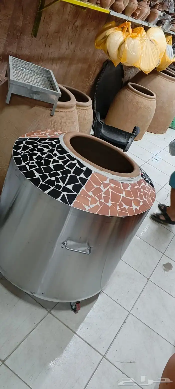 تنور التمس صاج أستيل والتنور اليمني الملوح معدات مطاعم 2