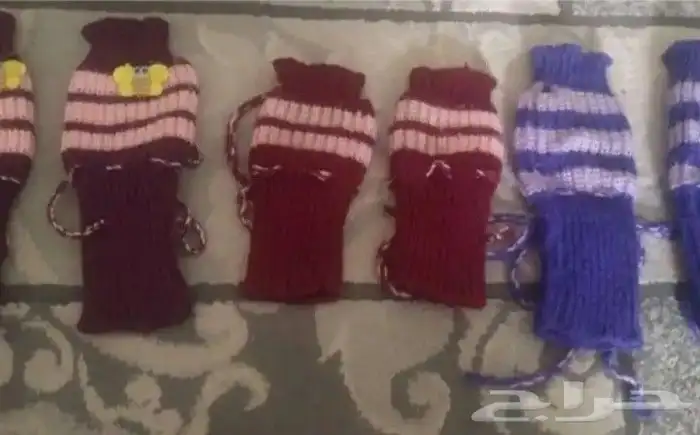 غطاء سرير شتوي ثقيل وقفازات 5