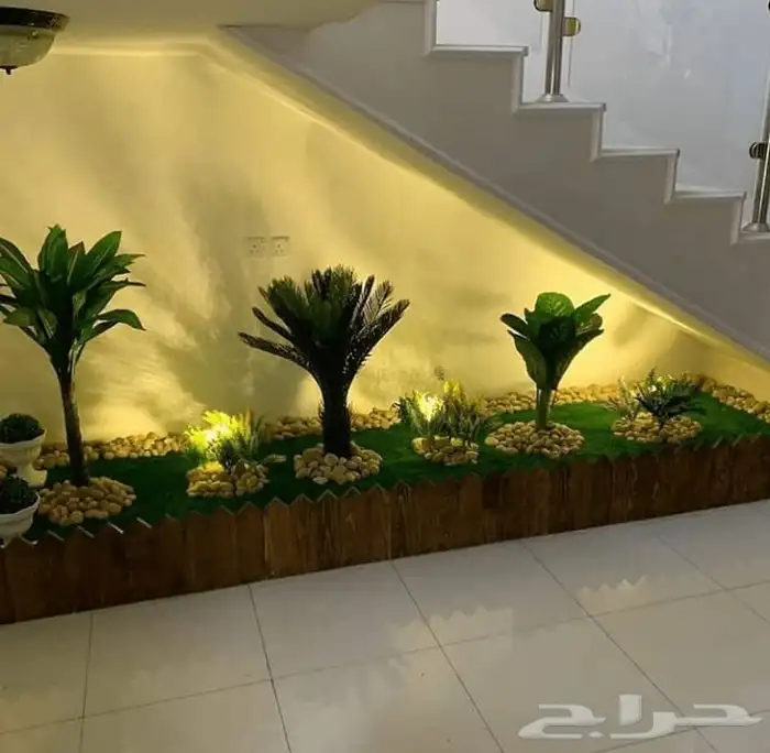 تنسيق حدائق تحت الدرج 3