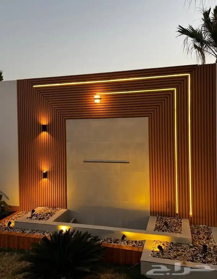 تصميم وتنفيذ الشلالات النوافير عمل الغرف الزجاج تنسيق حدائق 2