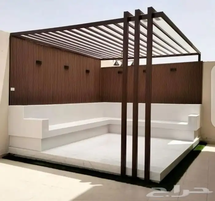 جلسات برجولات حداد مظلات سواتر 2