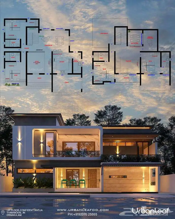 مخططات معماريه فلل وشقق وتجاري وخدمي واداري. 10