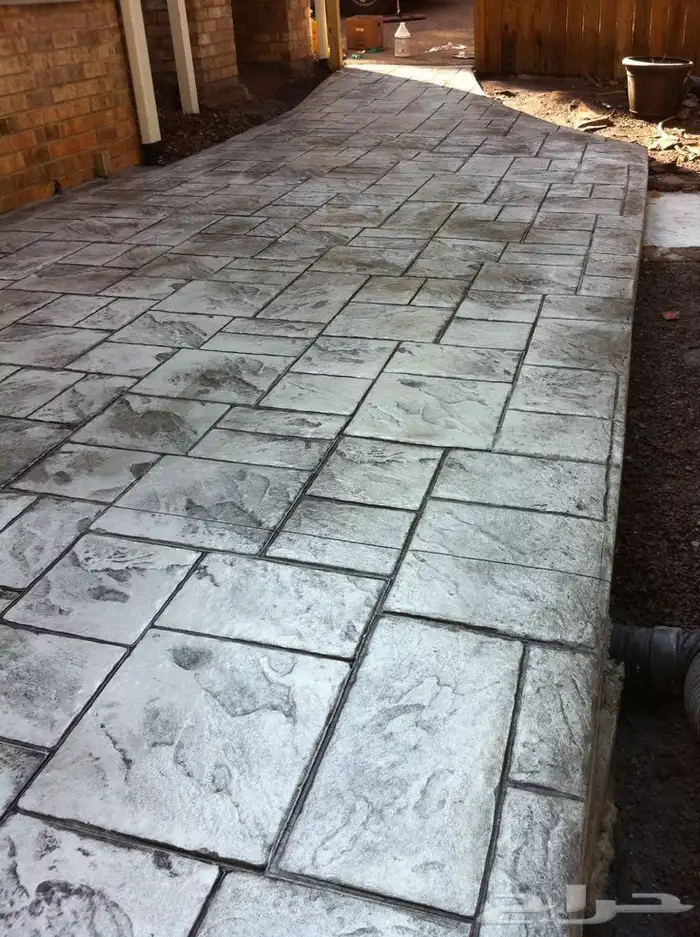 صبة مطبوعة خرسانة مروحه 3