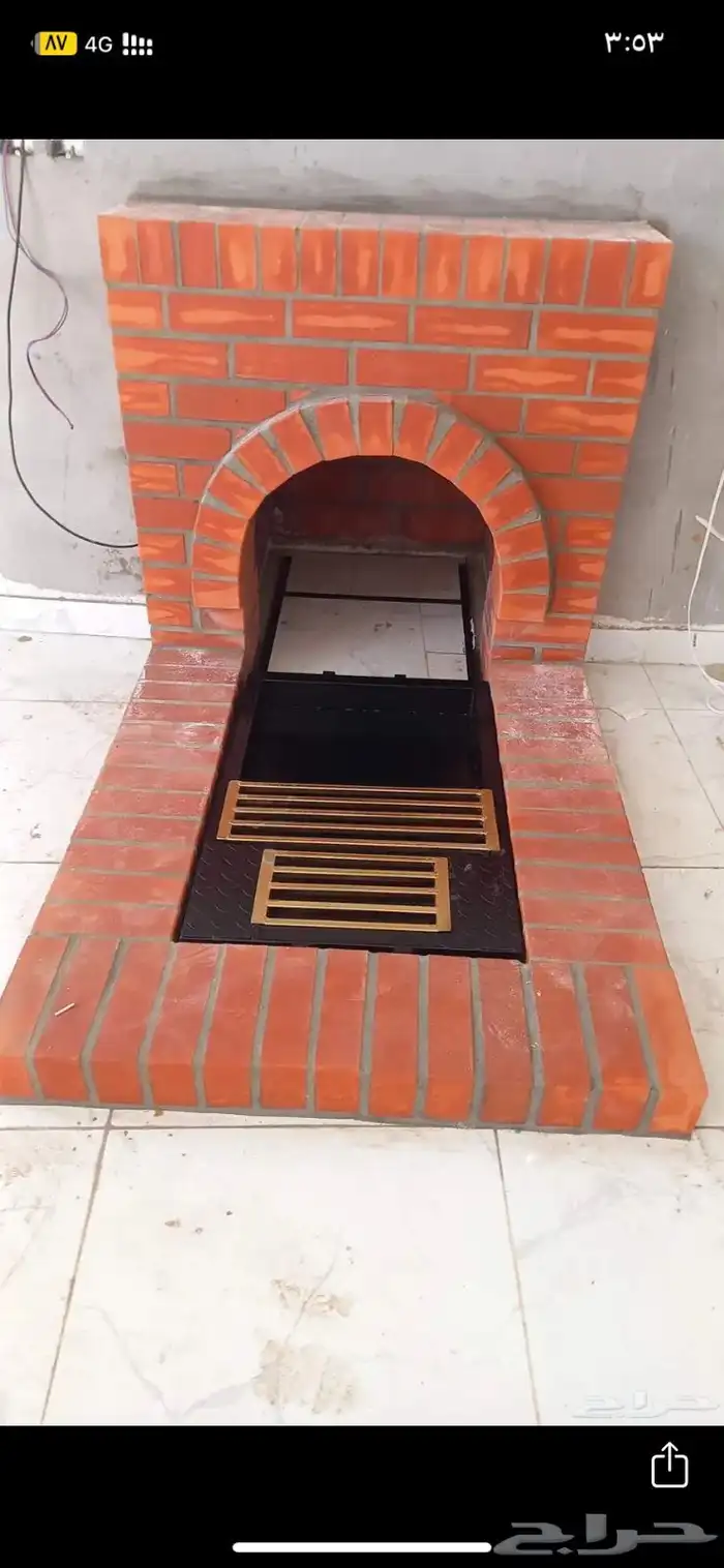 منقل خارجية مناقل ملكية فخمة مشب جلسة خارجي حامل حطب مشب 13