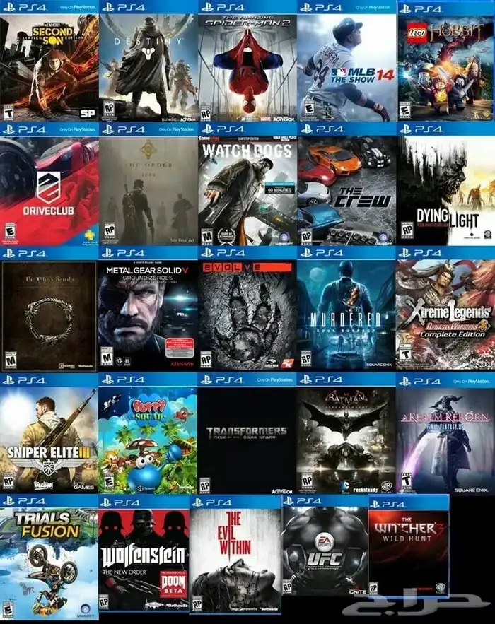 سوني 4 معدل ( مهكر ) فوق 5000 لعبة وتوصيل وضمان 4