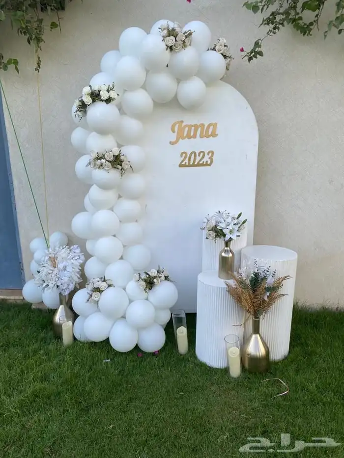 قوس بلونات مناسبات الافتتاح حواجز ممرات 14