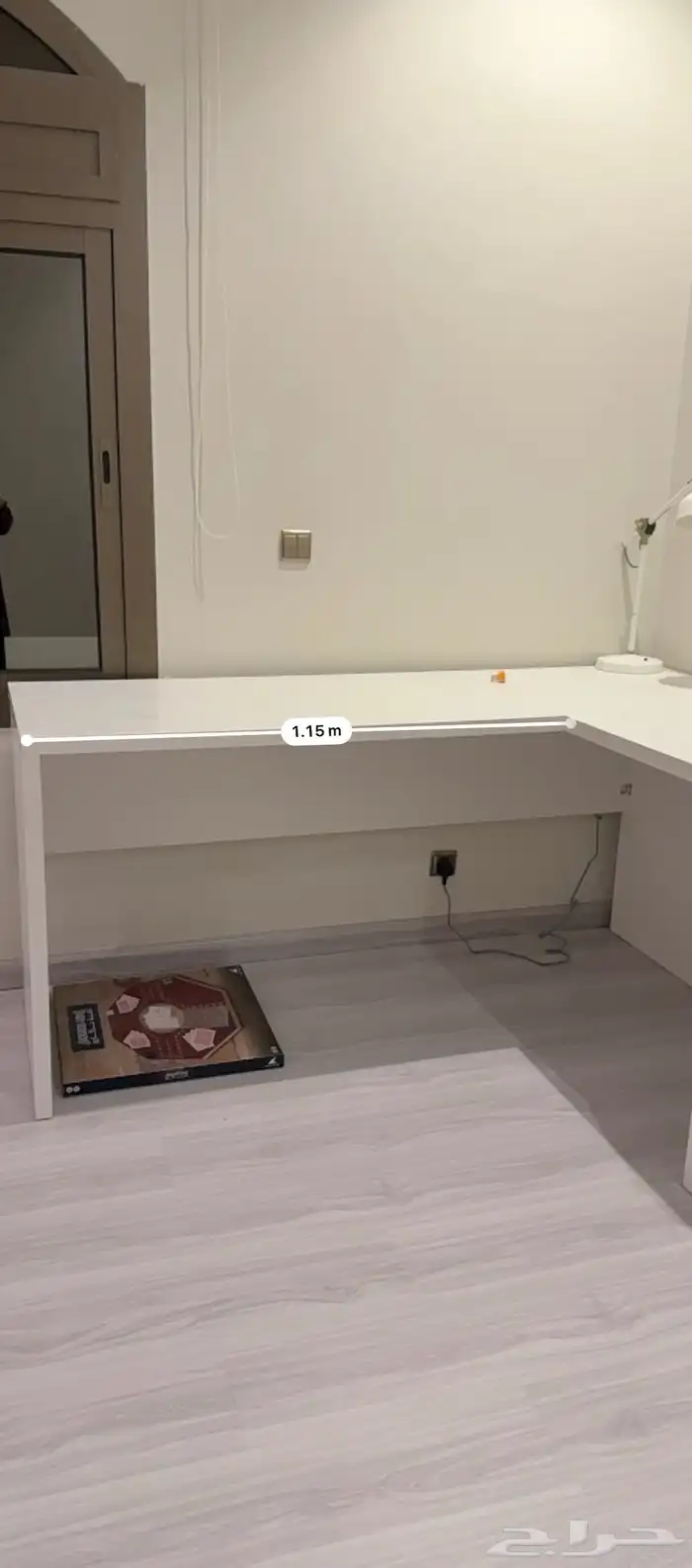 مكتب خشب ابيض 0