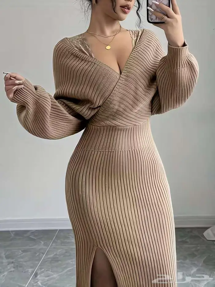 فساتين نسائيه شتويه انيقه 1