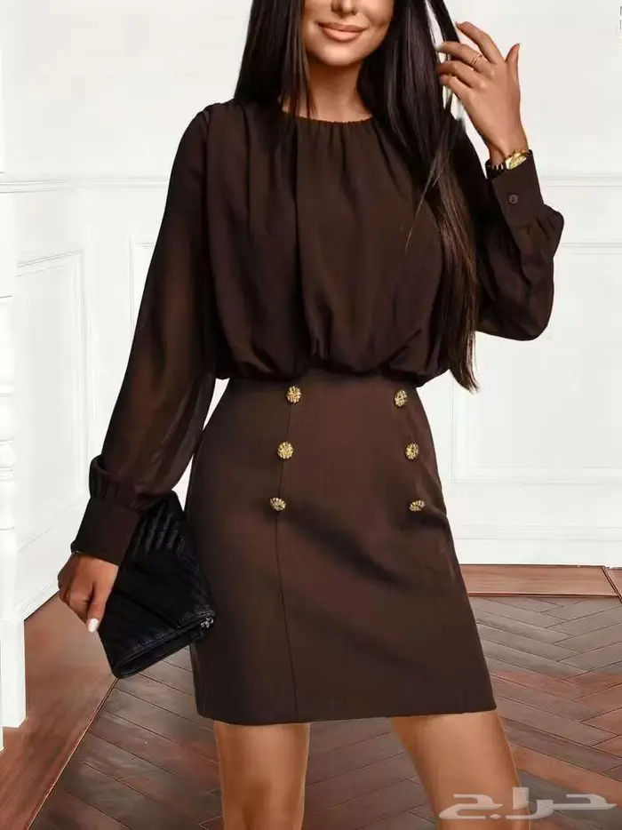 فساتين نسائيه شتويه انيقه 6