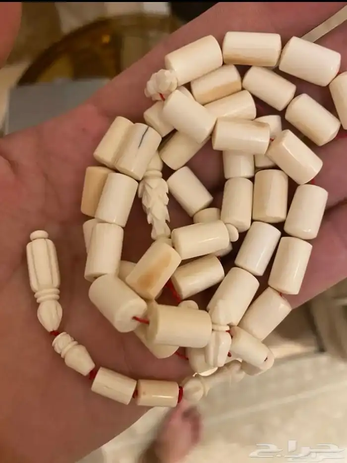 سبحه عاج فيل خراطة قديمه 3