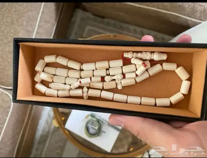 سبحه عاج فيل خراطة قديمه 1