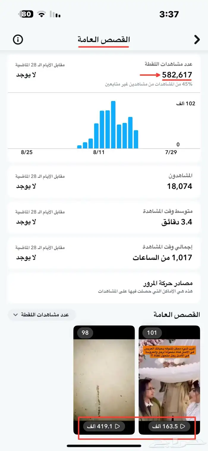 حساب سناب شات 22.000 الف مشترك سعودي حقيقي تفاعل قوي 8