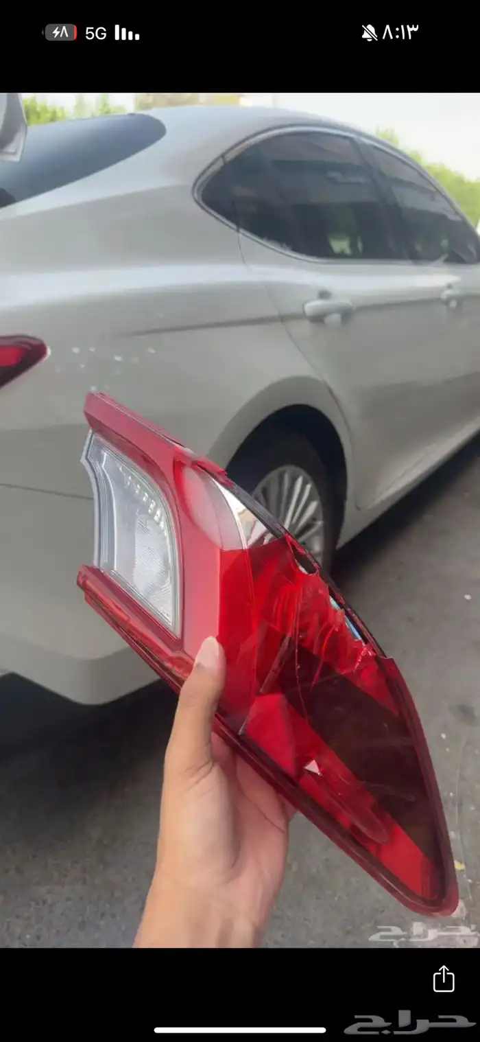 اسطب كامري 2025 يسار ستاندر مكسور كسر خفيف 0